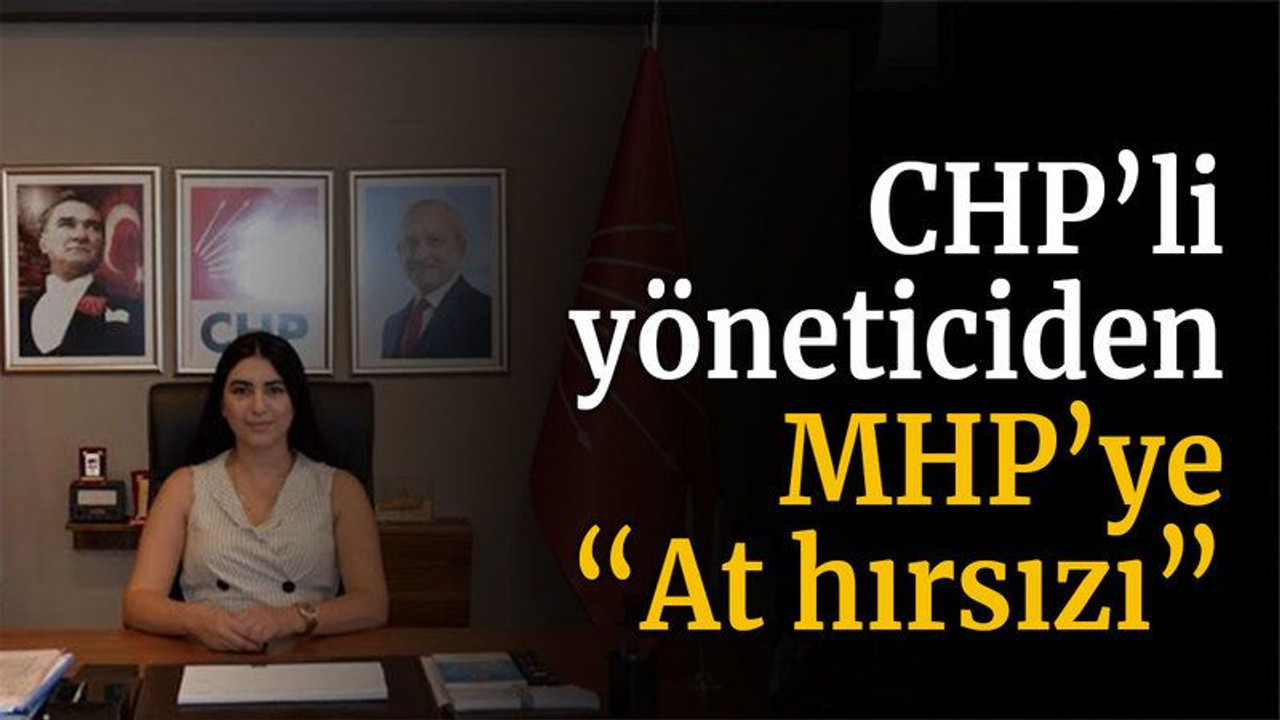 CHP’li yöneticiden MHP’ye “At hırsızı”